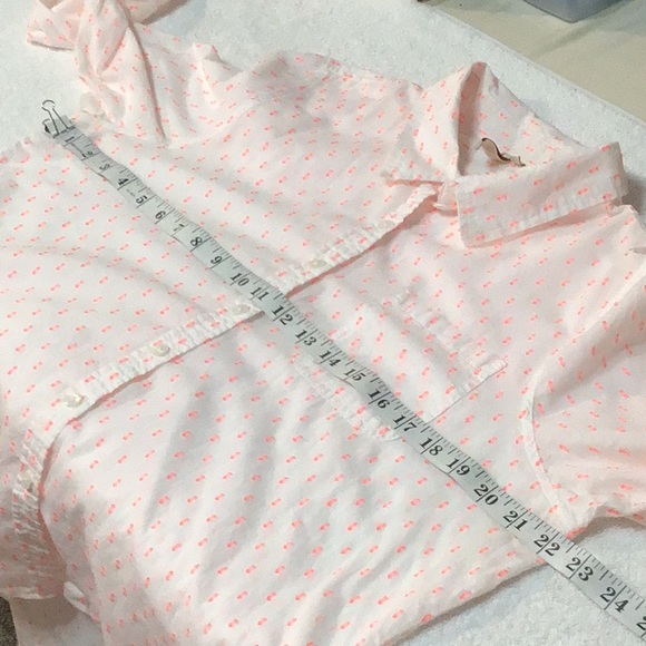 Red Camel sheer button down shirt size large - Picture 9 of 11